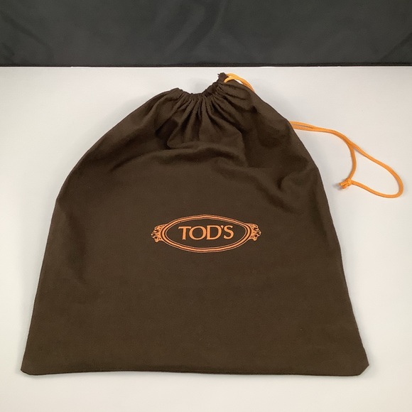 Tod’s Brown Canvas Drawstring Designer Dust Bag - Picture 6 of 6